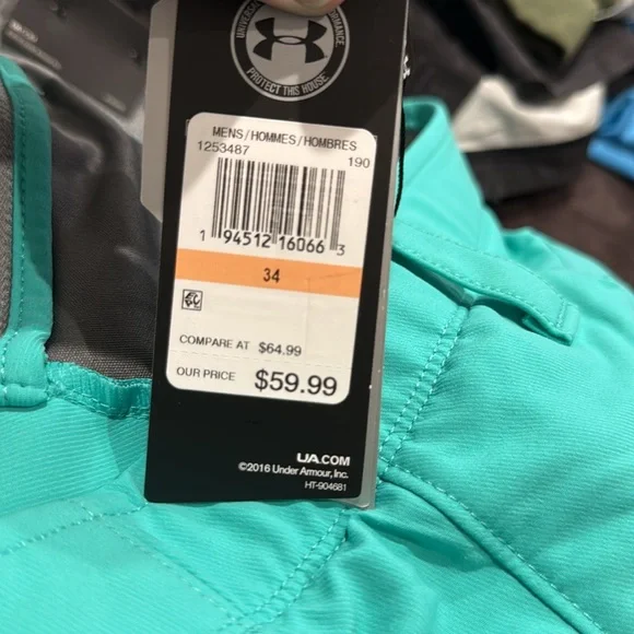 Under Armour Golf shorts size 34, 11” inseam. Brand new with tags. - Picture 4 of 4
